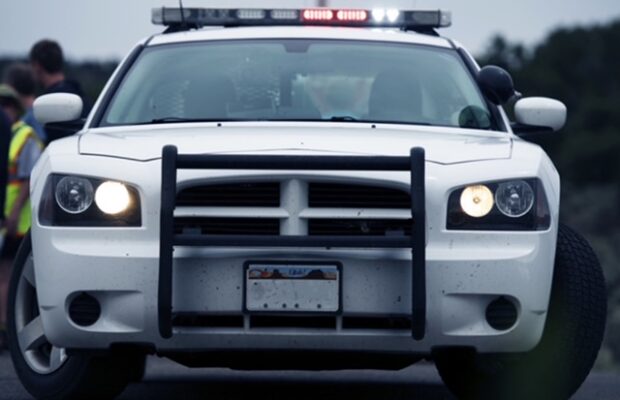A Man Etched His Full Name into the Hood of a Cop Car A Man Etched His Full Name into the Hood of a Cop Car