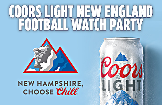 Coors Light New England Patriots Watch Party