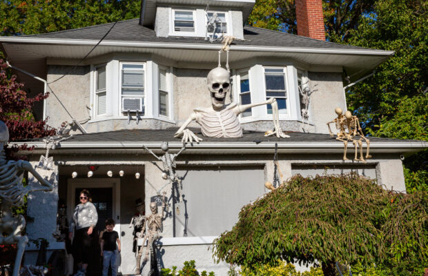 Skeleton Strip Show Shakes Things up in Florida Neighborhood Skeleton Strip Show Shakes Things up in Florida Neighborhood