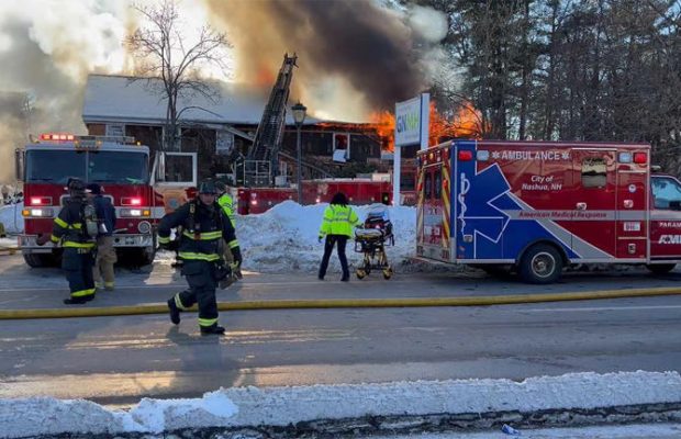 Developing Story: Gas Leak Sparks Fire, Explosion in Nashua
